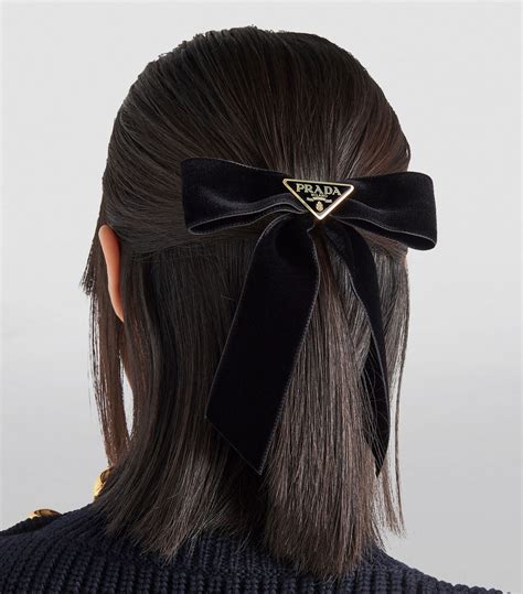 prada hair products|prada velvet hair clip.